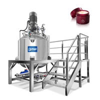 Mélangeur d'homogénéisation de savon liquide/shampooing/gel GTOP Machine de fabrication de désinfectant pour les mains Réservoir de mélange de shampooing avec chauffage