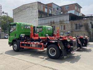 HOWO ยกเบ็ดพร้อมที่เก็บขยะ5-25cbm ยกแขนไฮดรอลิก - Product Image 4