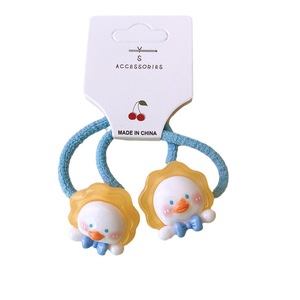 2 jolis élastiques à cheveux pour enfants, petits animaux de dessin animé, doux, haute élasticité, en nylon, accessoires pour cheveux mignons, marque <span class=keywords><strong>MIYU</strong></span>, 3 cm - Product Image 5