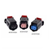 Conector de arnés de cableado automotriz de cable 2P 4K1973702F 4K1 973 702F enchufe hembra 4K1 973 702 F con terminales y sellos