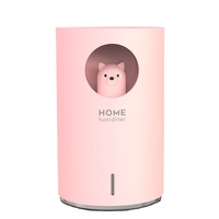 Mini humidificateur électrique USB/batterie en promotion, diffuseur d'huiles essentielles portable grande capacité en forme d'ours polaire, pour l'extérieur, le camping-car et la voiture