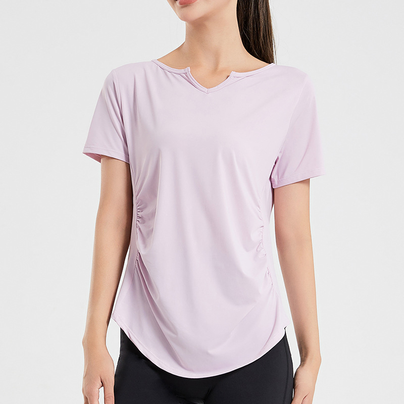 Plus Size Activewear Sports T Shirt Causal Fitness Short Sleeve Yoga Top Workout Athletic Gym Shirt