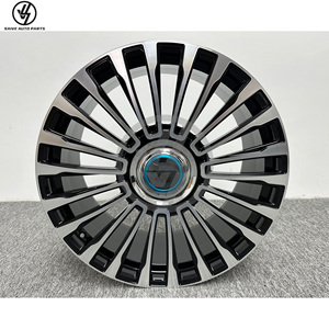 Rines de Estilo Maybach Personalizados para Mercedes Clase G W464 G63 G500, Rines Forjados de Aleación de Aluminio de 20-24 Pulgadas, Color Negro Nuevo - Product Image 2