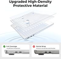 Étui rigide transparent pour MacBook Air 13 pouces, modèles M5 2026-2022, M4, M3, M2, A3449, A3240, A3113, A2681, Mac Air 13,6 pouces