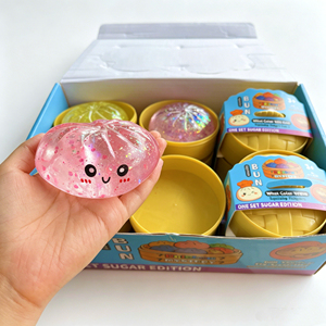 ของเล่นบันสควิชชี่ลูกกลิ้งวิบวับ กลิตเตอร์ดัมพลิง ขนมมอลโทสบีบคลายเครียด ของเล่นฟิดเจ็ตสำหรับเด็กและผู้ใหญ่ กล่องสุ่ม ขายดี - Product Image 3