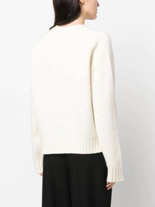 Suéter de Cuello Redondo Personalizado para Mujer, Mezcla de Lana y Cachemira, Fabricante de Prendas de Punto OEM, Top de Punto Informal - Product Image 6