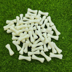 3D น่ารักที่นิยมอาหารสุนัขอะคริลิคกระดูกลูกปัดสีขาวกระดูก Kawaii เทียมตุ๊กตาประดับ - Product Image 6