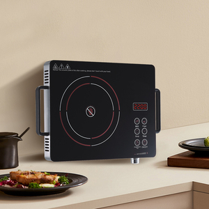 Cuisinière infrarouge adaptée, à brûleur unique, en acier inoxydable, portable, multifonction, contrôlée par application - Product Image 1