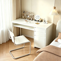 Bureau d'écriture rectangulaire moderne et minimaliste, bureau d'ordinateur pour la maison, table d'étude, table de maquillage pour la chambre à coucher
