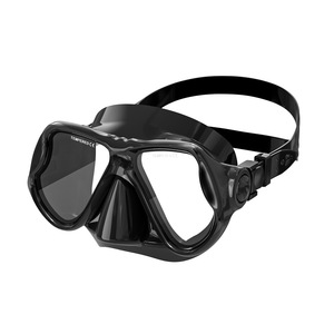 Masque de plongée professionnel avec lentille trempée anti-buée pour la plongée avec tuba et la plongée libre - Product Image 1