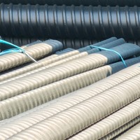 Tuyaux en plastique ondulés métriques galvanisés pour l'ancrage précontraint