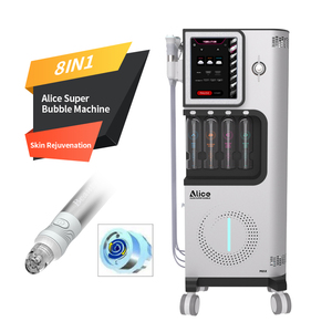 Hot Selling Top Quality 8 in 1 Alice Bubble Water Hydro Oxygen Deep Cleaning Oxygen Facial Machine Jet Water Beauty Facial - Product Image 6