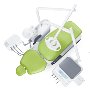 Set completo regolabile sedia dentale di alta qualità per trattamento dentale sedia attrezzature cliniche per moderni studi dentistici - Product Image 3