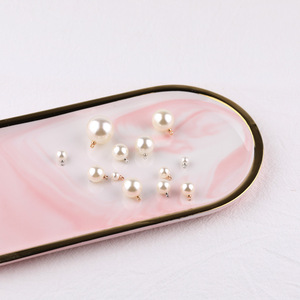 Round Pearl Pendant Loose Beads Plastic Resin For Jewelry Making Spring 2024 Yiwu Origin - Product Image 4