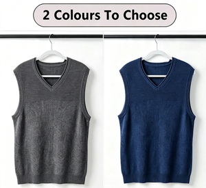 <span class=keywords><strong>Gilet</strong></span> da <span class=keywords><strong>Uomo</strong></span> in Maglia Misto <span class=keywords><strong>Lana</strong></span>, Viscosa, Nylon e Cashmere, Antipiega, Spesso, Senza Maniche, Tinta Unita, Morbido e Setoso - Product Image 6