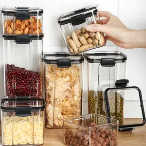 Airtight Food Storage Containers Set with Lids for Kitchen Pantry