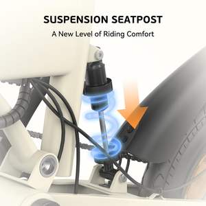 Vélo électrique <span class=keywords><strong>pliable</strong></span> ESKUTE F200 14 pouces, batterie 36V 7.8Ah, autonomie de 30 miles, mini vélo <span class=keywords><strong>pliable</strong></span>, moteur à moyeu arrière, support de téléphone, écran LCD - Product Image 5