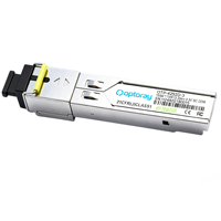 Transceivers optiques à fibre monomode SFP de haute qualité 155 Mb/s 1550 nm/1310 nm BIDI 20 km avec connecteur SC pour ONU dans les applications FTTH