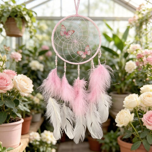 <span class=keywords><strong>Ciondolo</strong></span> artigianale a forma di farfalla, decorazione da appendere fatta a mano, dolce e femminile, regalo di compleanno unico per compagna di classe adolescente - Product Image 1