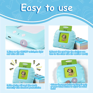 Kids 510 Words Bilingual Spanish English Lector De Tarjeta Flash Parlante Con 255 Cartas Language Flash <strong>Card</strong> <strong>Readers</strong> - Product Image 6