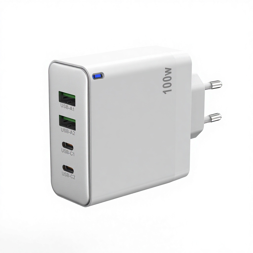 Blanco (USB-A*2+Tipo-C*2)