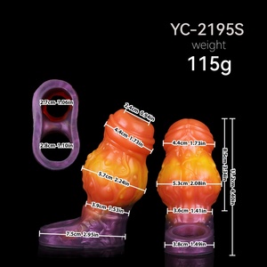 ปลอกอวัยวะเพศชายหลากสี YOCY พร้อมปมกระตุ้นความรู้สึกสำหรับคู่รัก อุปกรณ์เสริมเพิ่มความสุขทางเพศ ปลอกอวัยวะเพศชายแบบใช้ซ้ำได้ - Product Image 4