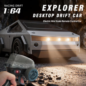 Mini Coche de Carreras Eléctrico de Alta Velocidad 1:64 Explorer 4WD Drift - 2.4GHz con Luces LED, Cable USB para Jugar en el Dormitorio de los Niños - Product Image 2