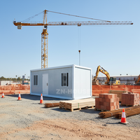 Maison mobile économique, modulaire, portable, préfabriquée, en kit, pour le camping, bureau, mini-cabane, maison conteneur avec toilettes