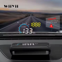 Múltiples métodos de cableado HUD M12 GPS/OBD Head up Display con función de escaneo de código de falla