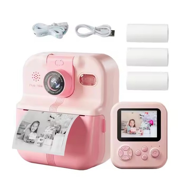 Wholesale HD Thermal Instant Print Kids Camera Mini Digital Children's Photo Instant Print CMOS Filter Compatible with SD Card