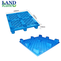 Palettes en plastique empilables HDPE de qualité alimentaire, robustes, pour le transport de marchandises lourdes, liquidation de palettes, utilisées pour l'emballage logistique.
