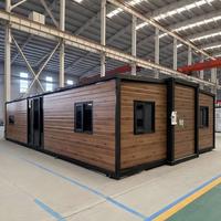 Casa Móvil Fácil de Instalar, Casa Contenedor Expandible de 20 pies con Dormitorio, Cocina, Sala de Estar, Diseño Prefabricado Minimalista