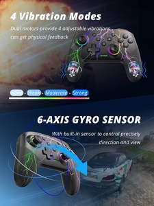 Para Data Frog S80 Thunder <span class=keywords><strong>Color</strong></span> Joysticks inalámbricos Gamepad para NS/Switch Lite/OLED/<span class=keywords><strong>PC</strong></span> con función de motor de vibración - Product Image 6