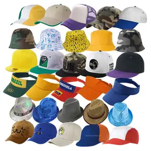 Plain Tucker Hats Wholesale Bulk Promotion White Custom Baseball Caps Hats Manufacturer Gorras-al-por-mayor Topi Anak Gorras