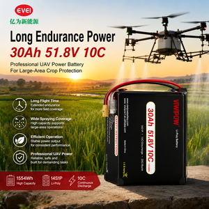Baterai Drone Pertanian Berkualitas Tinggi 30Ah 14S 51.8v 10C Stok Massal, Laris, Dapat Disesuaikan - Product Image 5