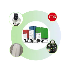 Nettoyeur industriel collecteur de poussière Vertical extracteur de poussière aspirateur de recyclage d'air avec filtre de souffleur