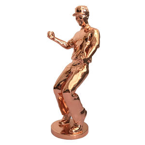 धातु आभूषण विंटेज पारितोषिक विजेता गायक नृत्य ट्रॉफी कस्टम आंकड़ा ट्रॉफी के लिए फैशन शो - Product Image 5