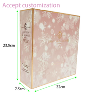 Boîtes rigides magnétiques haut de gamme personnalisées, recyclables, avec lamination mate, réutilisables, pour emballage cadeau de robe de mariée, crème pour le visage, cosmétiques