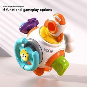 教育学習ビジーキューブハンズオン能力モンテッソーリトレーニングロックボックスファインモータースキル開発キューブボードおもちゃ子供用 - Product Image 4