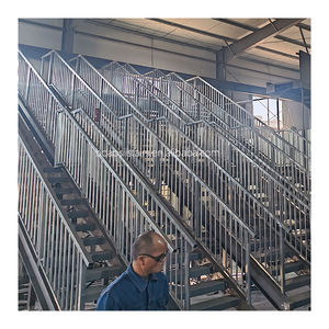 Scala Antincendio Pieghevole in Acciaio dal Design Moderno Personalizzabile, Scale di Sicurezza Rivestite in Acciaio per Uso Interno in Sale e Appartamenti - Product Image 5