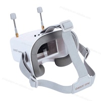 NOUVEAU DMKR 008D Pro Lunettes FPV Analogiques Double Antenne 5.8G 40CH RaceBand Balayage à une touche DVR Intégré OEM
