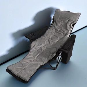 Silla de playa plegable portátil con bolsa de hielo, reclinable, asiento ajustable, silla de descanso para exteriores para sentarse o reclinarse - Product Image 2