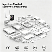 Pièces moulées par injection de précision personnalisées, boîtiers en plastique OEM pour la fabrication d'ensembles de caméras de sécurité IP