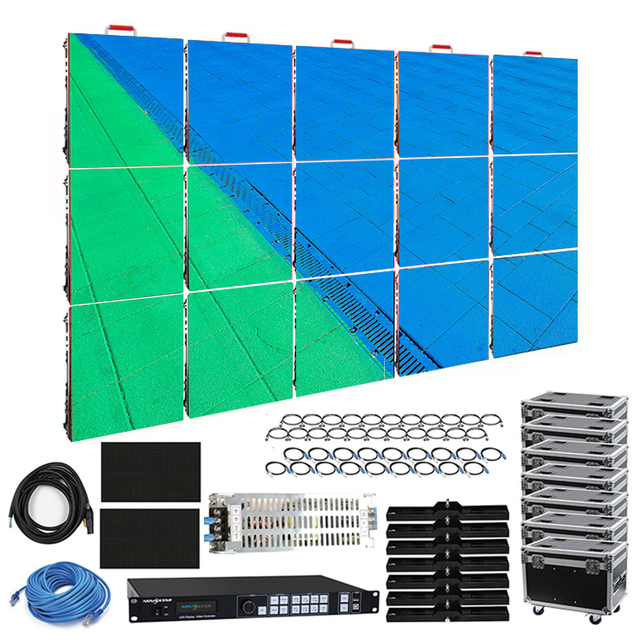HD Video Screen P3.91 Indoor Led Display Wall Fixed Installation Front Maintenance Led Display for Church