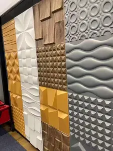 2024 Papéis de parede em pvc para decoração de casa, painel 3D de alta qualidade para revestimento de paredes e decoração de casa