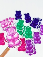 Etiqueta engomada impermeable de dibujos animados diseño de empresa etiquetas Logo etiqueta adhesiva impresión vinilo holográfico personalizado troquelado hoja de pegatinas