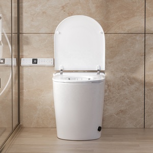 ANYI <strong>Full</strong>-Function Smart Bidet Toilet Intelligent Automatic Adjustment Voice <strong>Command</strong> Rimless WC Seat Heating Floor-Mounted - Product Image 2