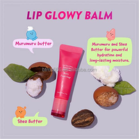 Label privé Baume à Lèvres Anti-Rides au Collagène Soin des Lèvres Hydratant Repulpant Vegan Fraise Gel Hydratant Rose Baume à Lèvres
