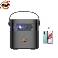 EASUNTECH M2 Batterie HD 1080p DLP LED Smart Android Vidéo Portable 4K 3D Extérieur Rechargeable Mini Projecteur avec Tuner TV