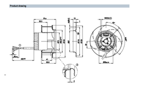 Ventilador Centrífugo Industrial Ebm-papst R1G133-AA17-02 24V 28W IP20, Alta Eficiencia, Bajo Ruido, Rendimiento Estable, Larga Vida Útil - Product Image 2